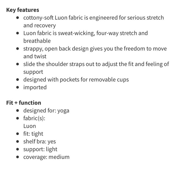 Lululemon “Dancing Warrior” Tank - Picture 11 of 11